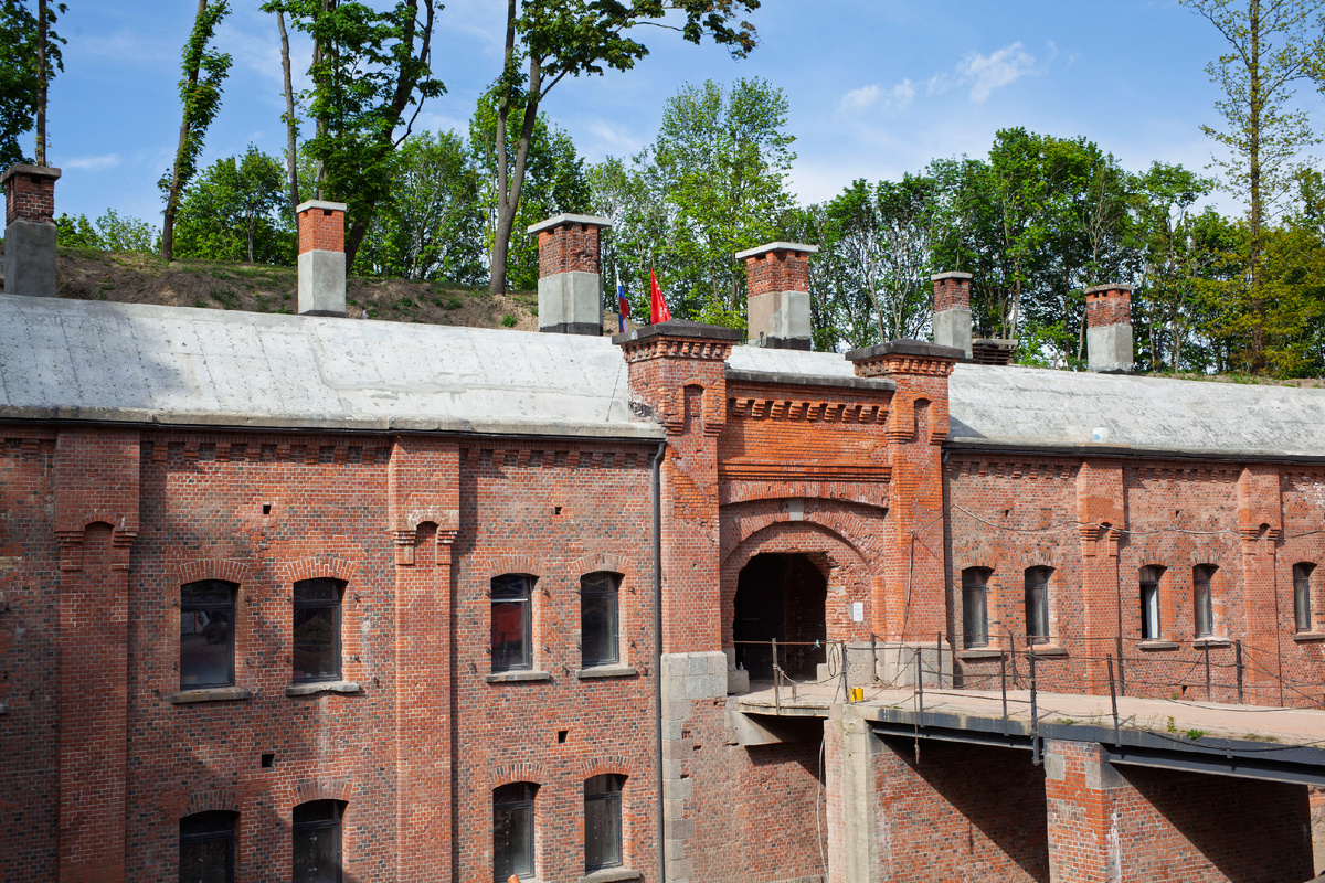 Главный вход в 3-й форт