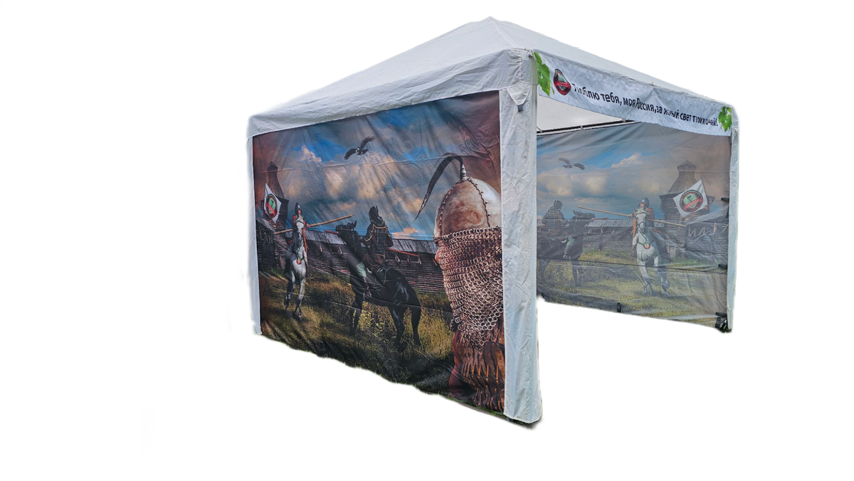 Шатер тематический на праздник в стиле Богатыри.