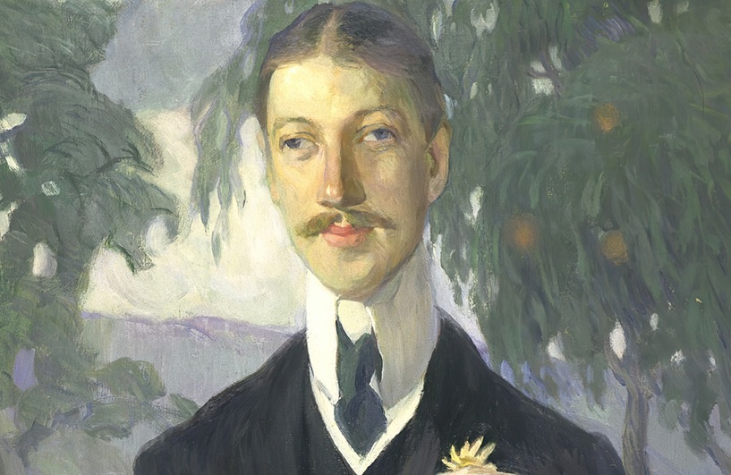   Ольга Делла-Вос-Кардовская, «Портрет поэта Гумилёва» (фрагмент), 1909 г., общественное достояние