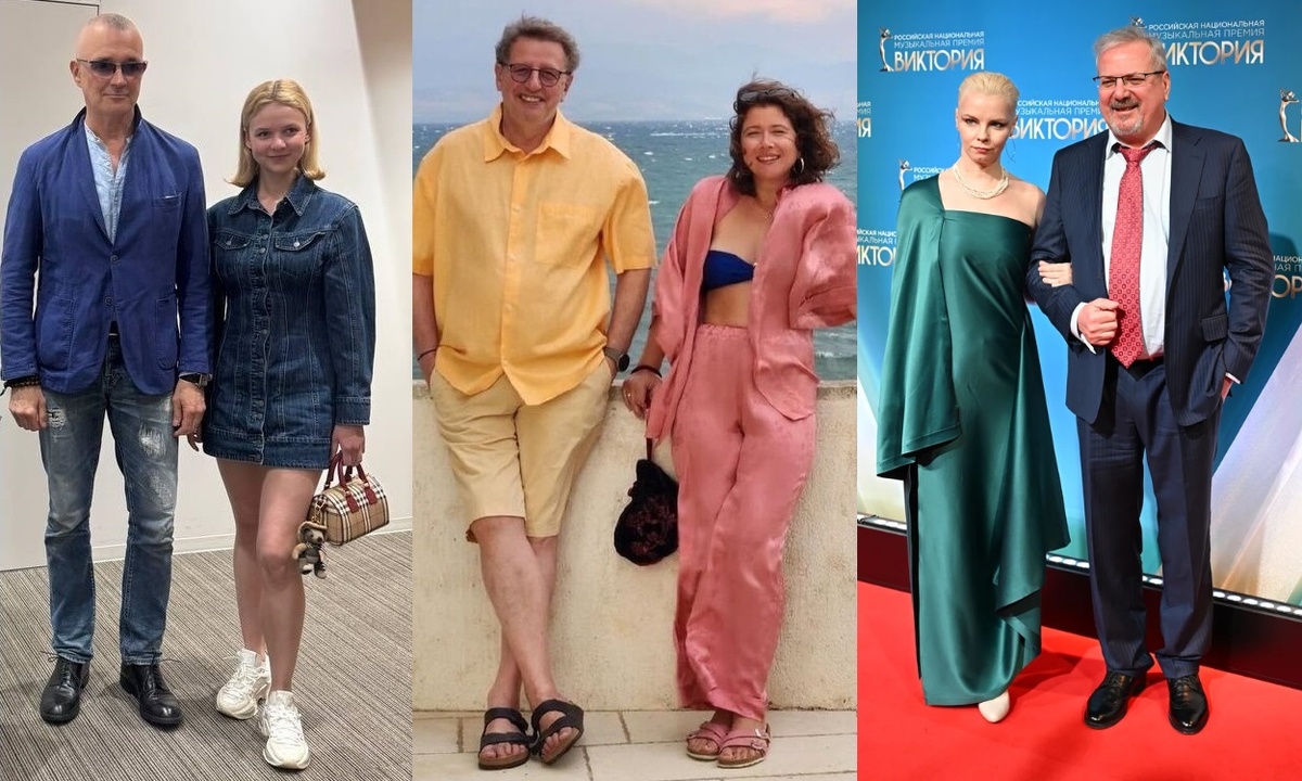 Бероев, Ширвиндт, Лысенков со своими молодыми женами. Фото: соцсети