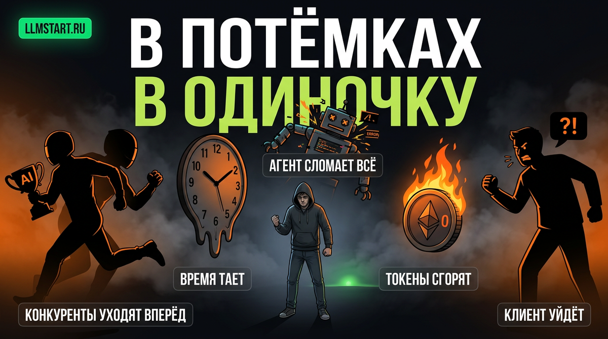 В потёмках в одиночку