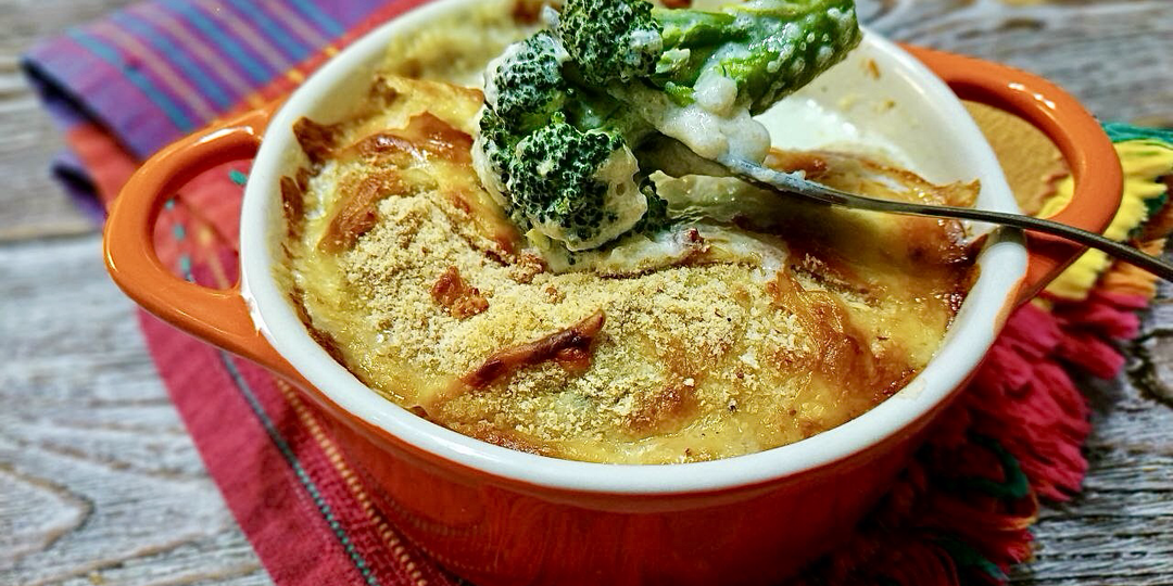 Запеканка из брокколи с сыром