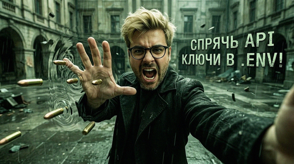    Схема работы с файлом .env для защиты секретных данных проекта Артур Хорошев