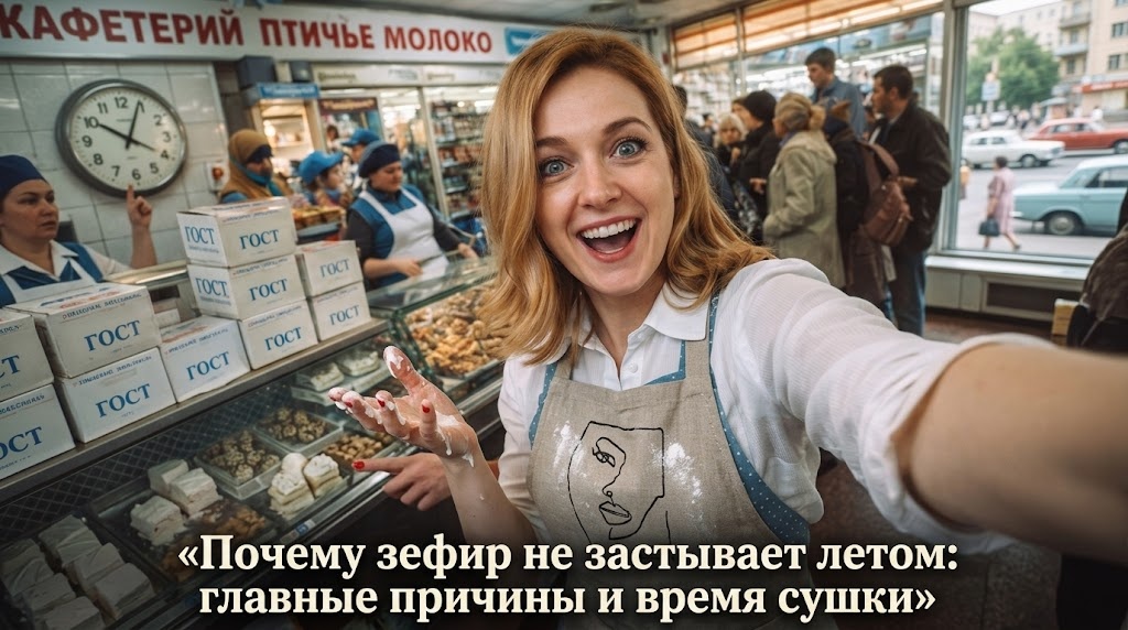    Главные причины и время сушки зефира в летний период admin