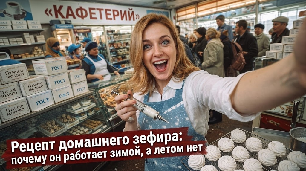    Почему домашний зефир идеально получается зимой, но не застывает летом admin