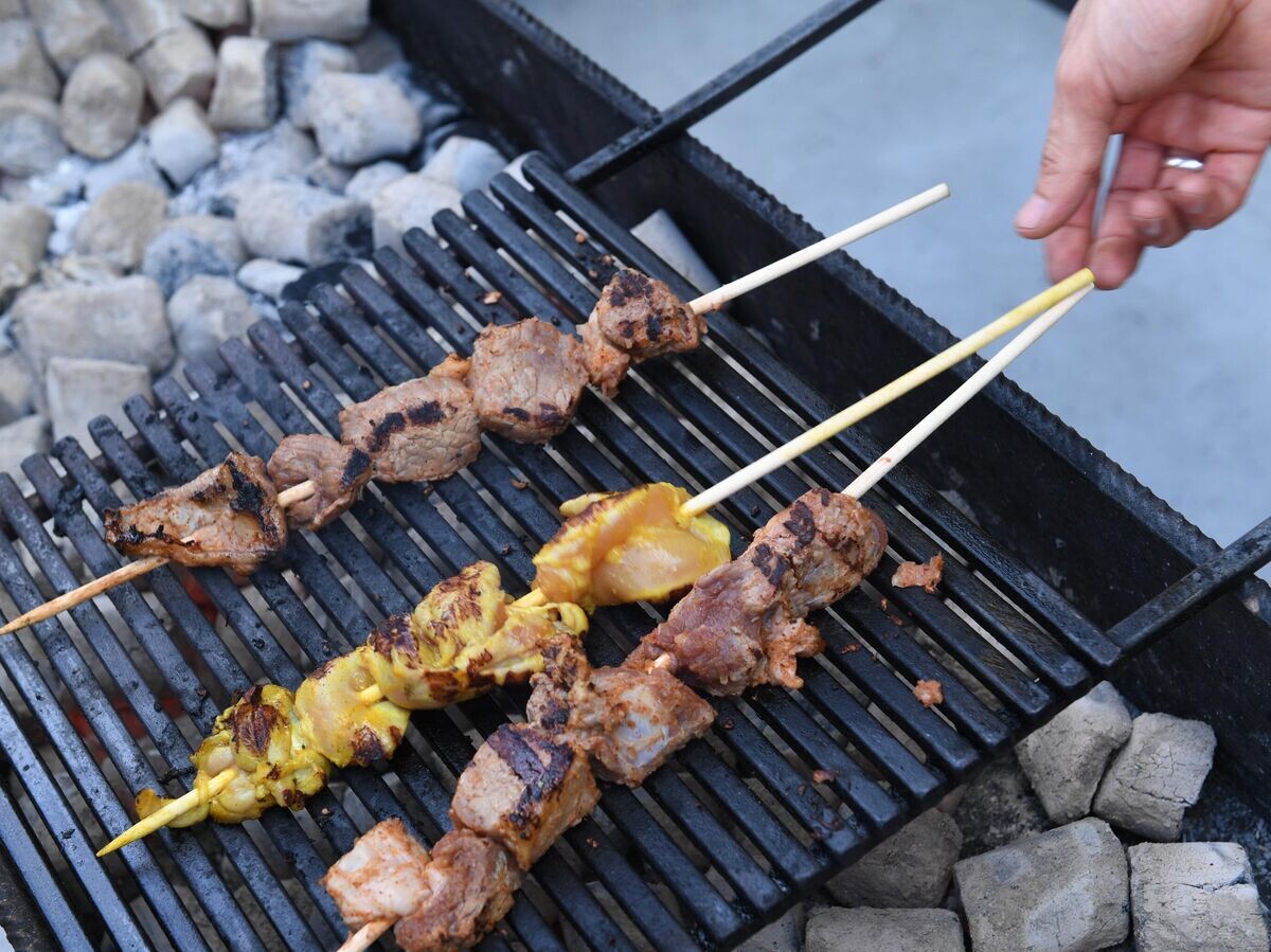    Шашлык | © РИА Новости / Сергей Пятаков