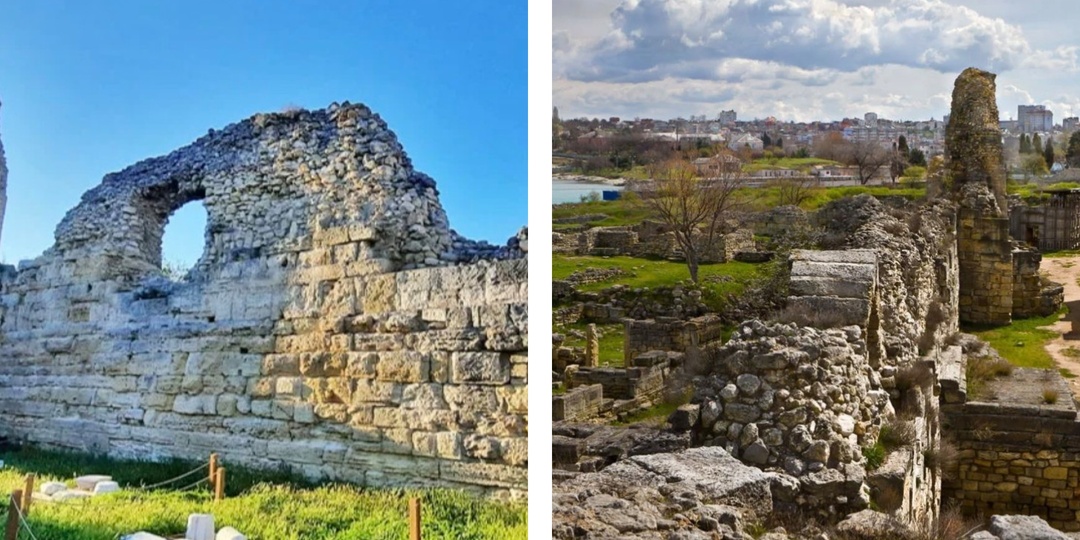 Древние Римские крепости в городах Херсонес Таврический, Ровно и Львов