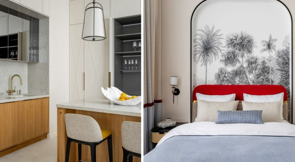 Как дизайнер обустроила московскую квартиру 100 м² с красочными деталями для мамы и дочери