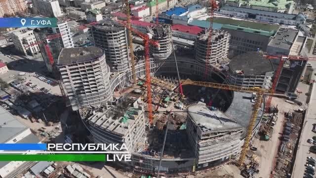    Уфа. Стройплощадка межвузовского кампуса. Встреча с лидерами СПО в парке «Патриот». Март 2026 г.