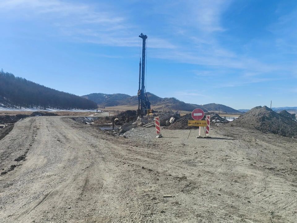    Капремонт моста через реку Ябоган. Источник: Пресс-служба Горно-Алтайавтодора