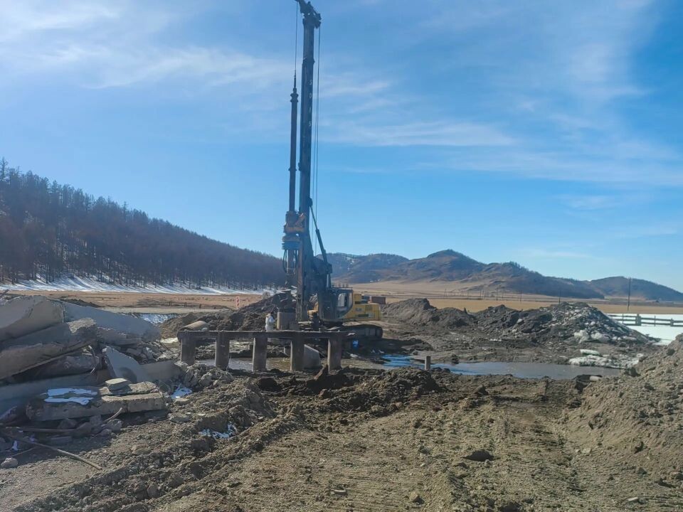    Капремонт моста через реку Ябоган. Источник: Пресс-служба Горно-Алтайавтодора