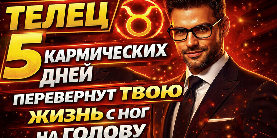 Тельцы, ваша Венера мучает вас с 2022 года. Май 2026 стирает 4 летний ад и даёт 12 лет покоя, денег и любви без проблем аж до 2038 года