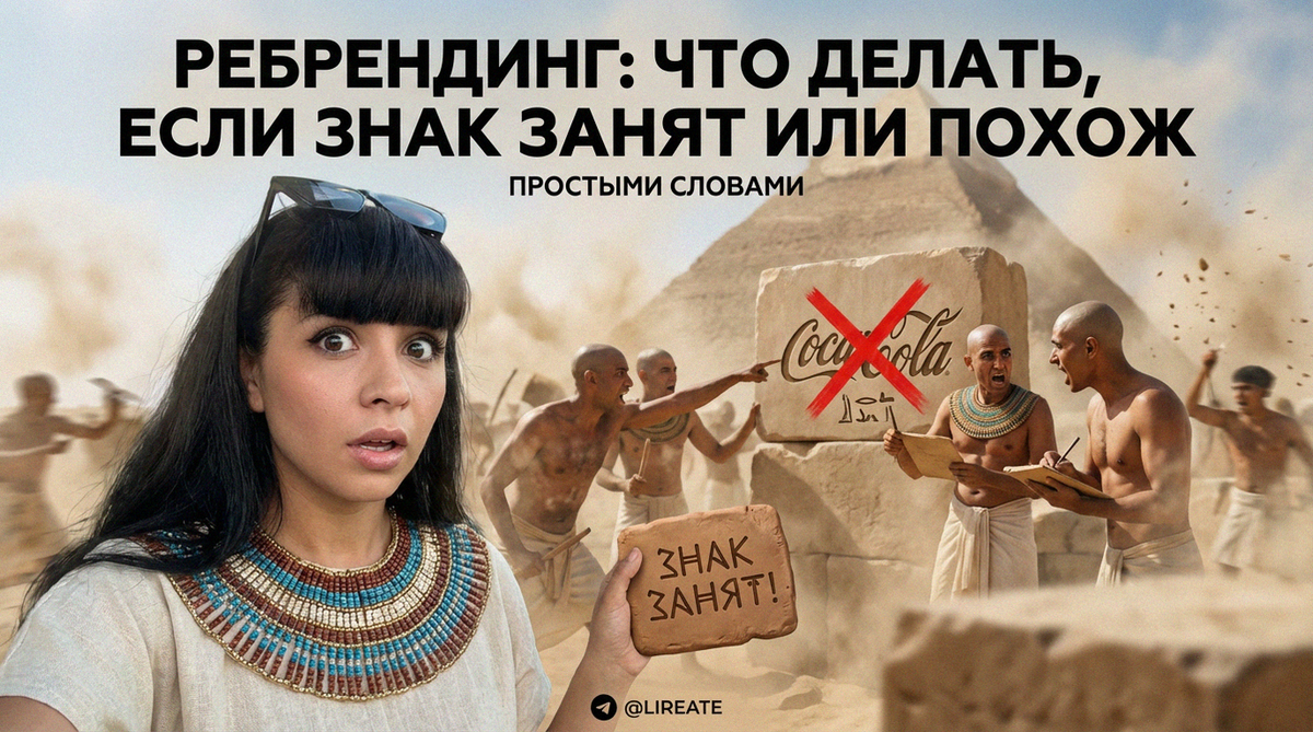    Ребрендинг: возможные решения при занятых или схожих знаках Лирейт