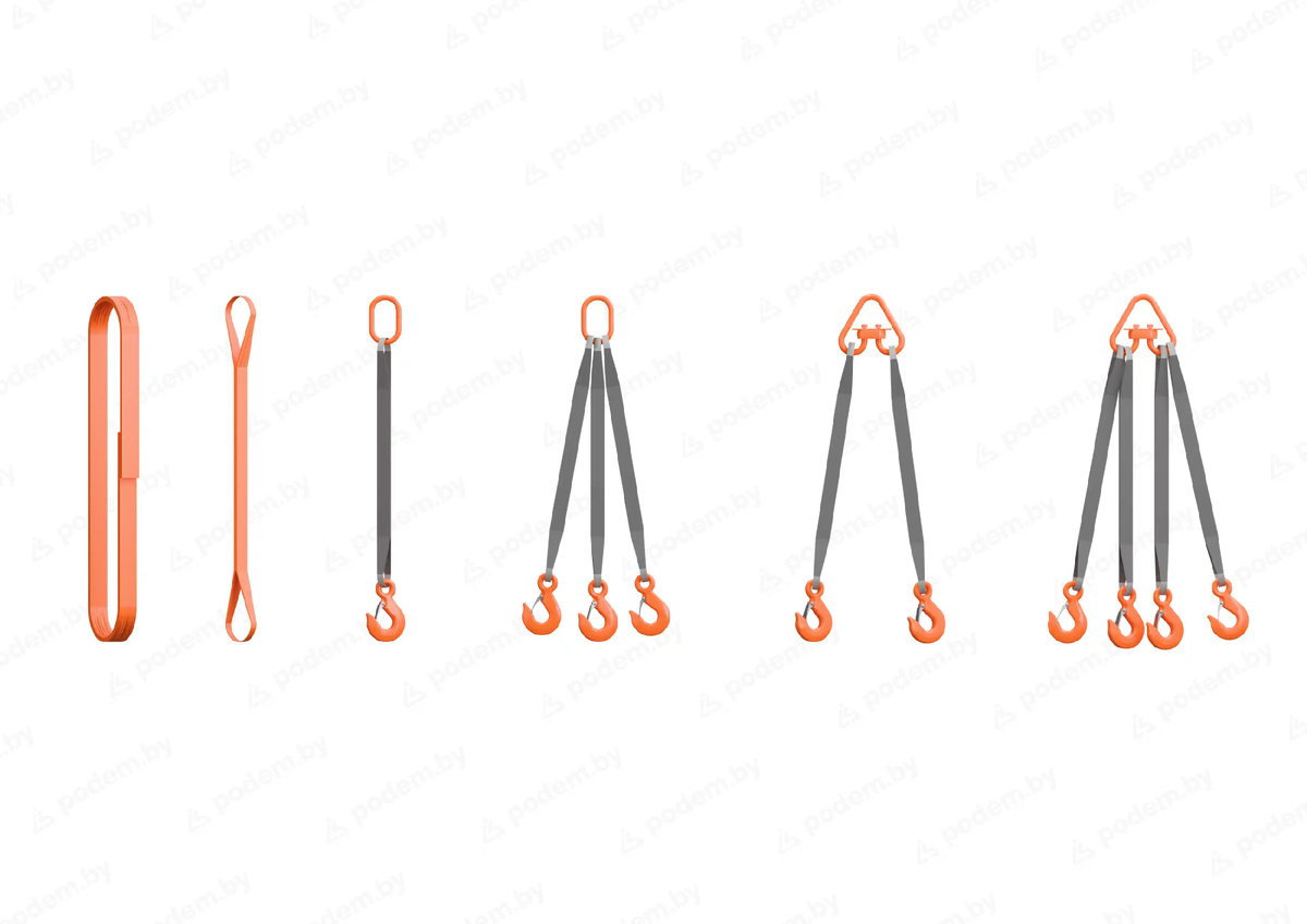 Текстильные ленточные стропы.