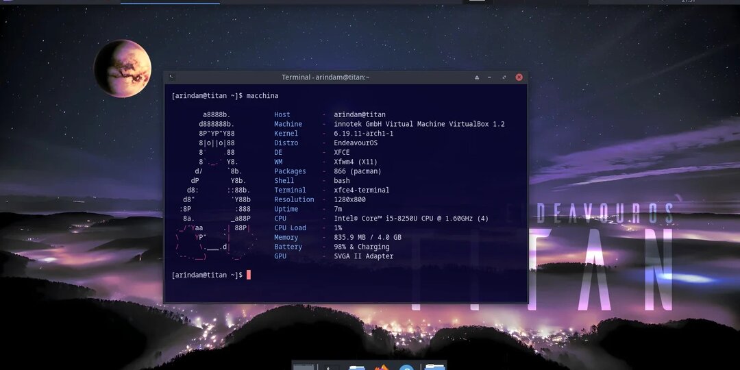 Релиз EndeavourOS Titan