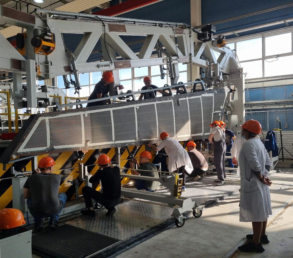 Сборка первого импортозамещенного киля