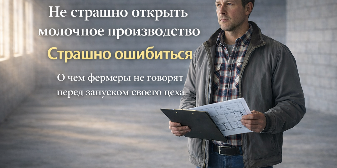 Не страшно открыть молочное производство, страшно ошибиться. О чем молчат фермеры перед запуском своего цеха