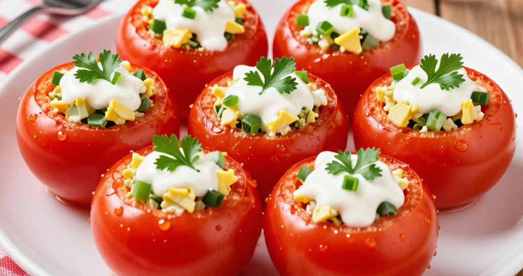 «Помидоры, фаршированные яйцом и луком»: забытая советская закуска, которая украсит любой стол