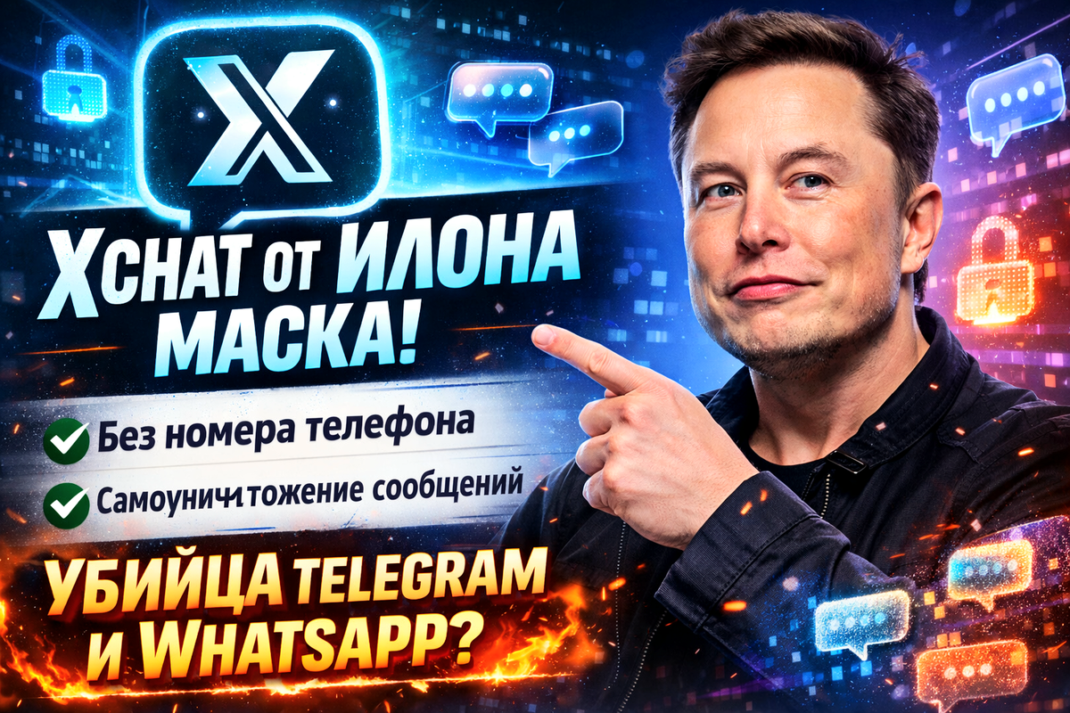 Новое приложение для общения от Илона Маска: убийца Telegram и WhatsApp уже на подходе.