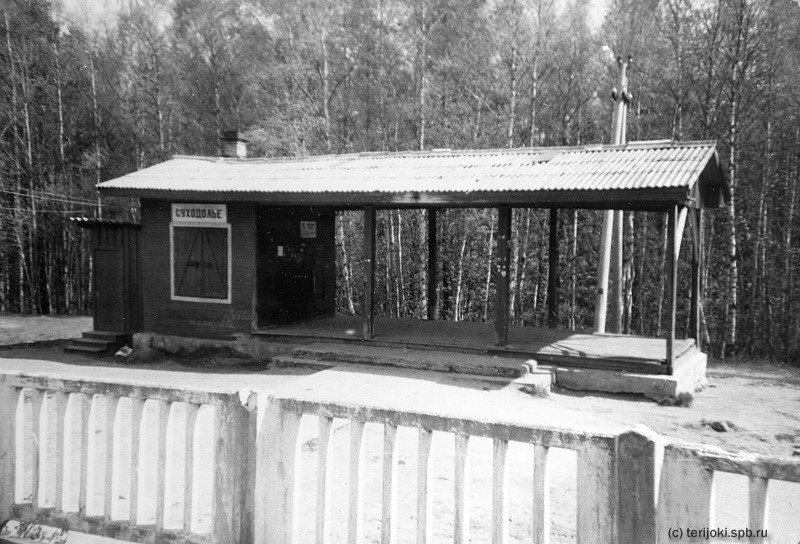 "Вокзал" платформы Суходолье, 1991 год. Фото Д. Верёвкина