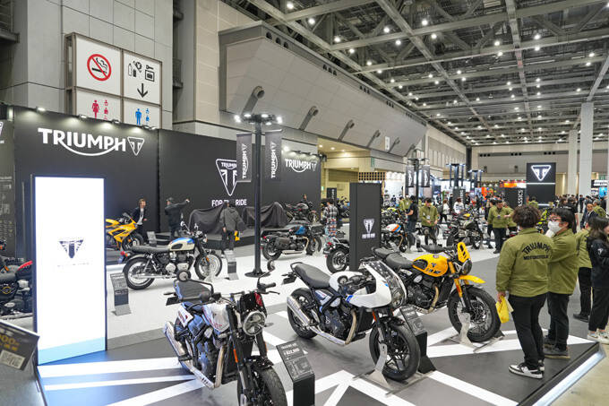 Токийская мотоциклетная выставка 2026 года!! Стенд Triumph