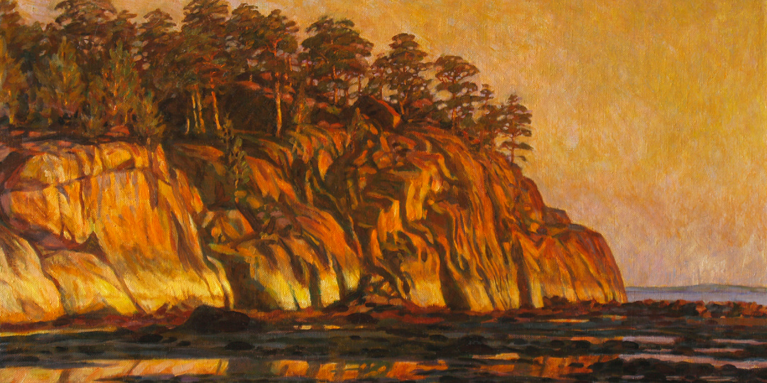 Камчатка, Самарканд, Белое море, Кий остров, воронежское Дивногорье, Армения, Молдавия и т. д. Картины на персональной выставке.