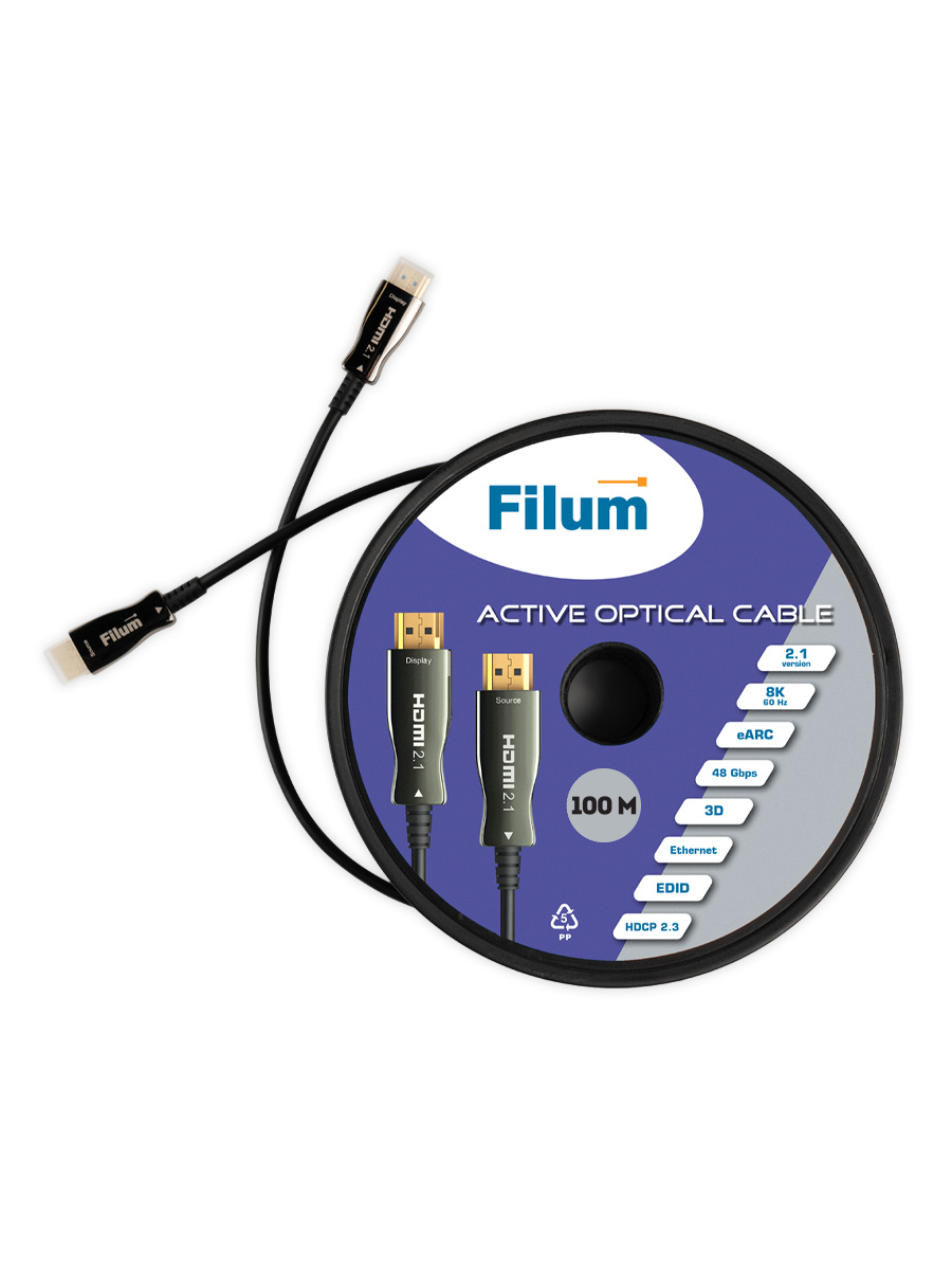 Кабель легко хранить, если он упакован в спецальную катушку.