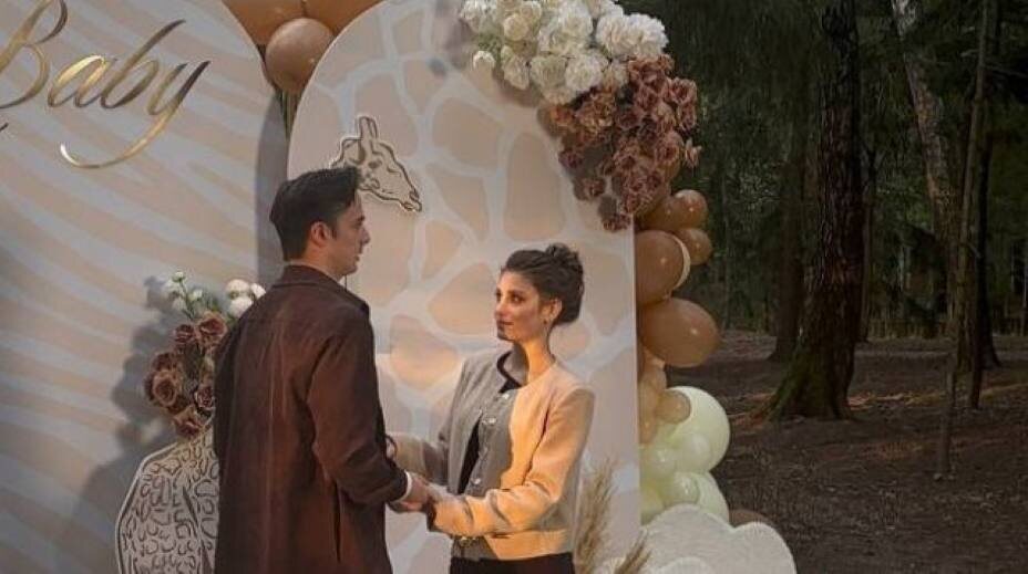    Алена Косторная и Григорий Куница объявили, что ждут мальчика. Фото: Соцсети Алены Косторной