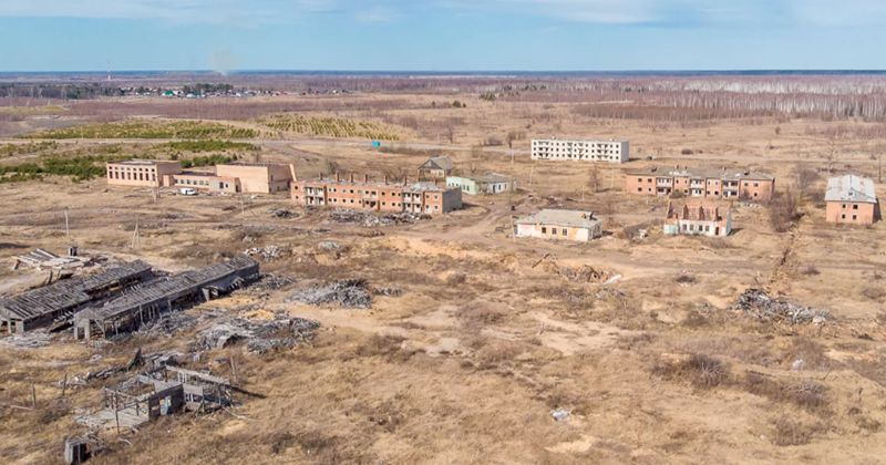 Заброшенная деревня Моховое