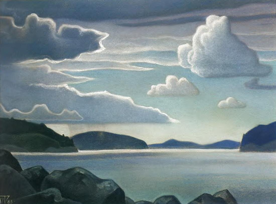 Борис Смирнов-Русецкий. Гроза приближается. Источник: smirnov-rusetsky.ru