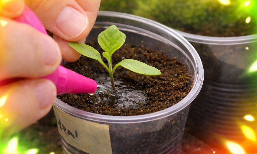 Почему рассада после пикировки стоит как вкопанная и чем ей помочь