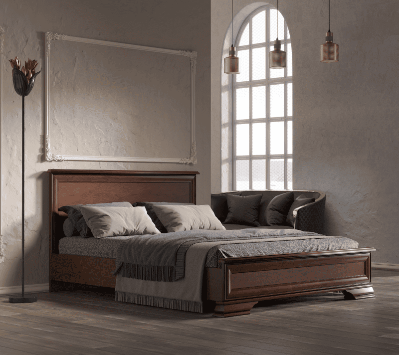 Кровать Кентаки каштан LOZ160x200