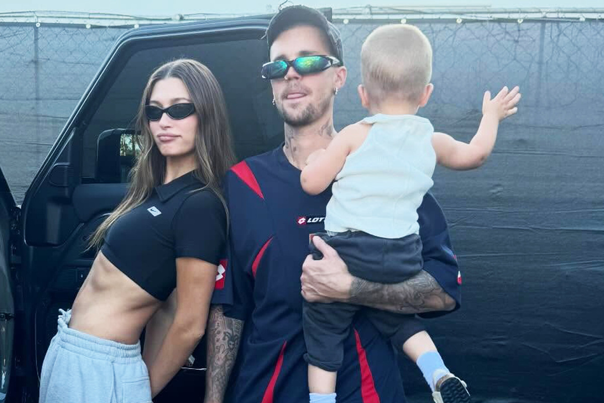     Хейли Бибер показала трогательные кадры с Джастином и сыном за кулисами фестиваля Coachella