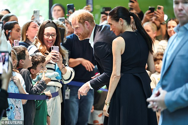 Принц Гарри и Меган Маркл в детской больнице Мельбурна 14 апреля 2026 года  