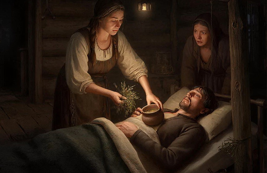 в отдаленные деревни врач доедет не скоро...