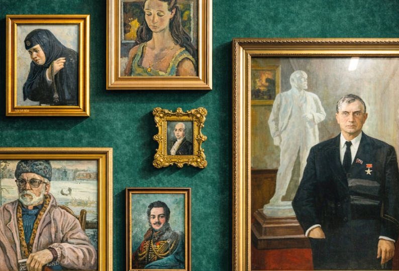 Завтра в Хвалынске можно побывать на открытии выставки портретов