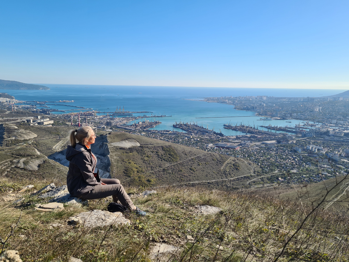 вид на Новороссийск с самой лучшей смотровой площадки