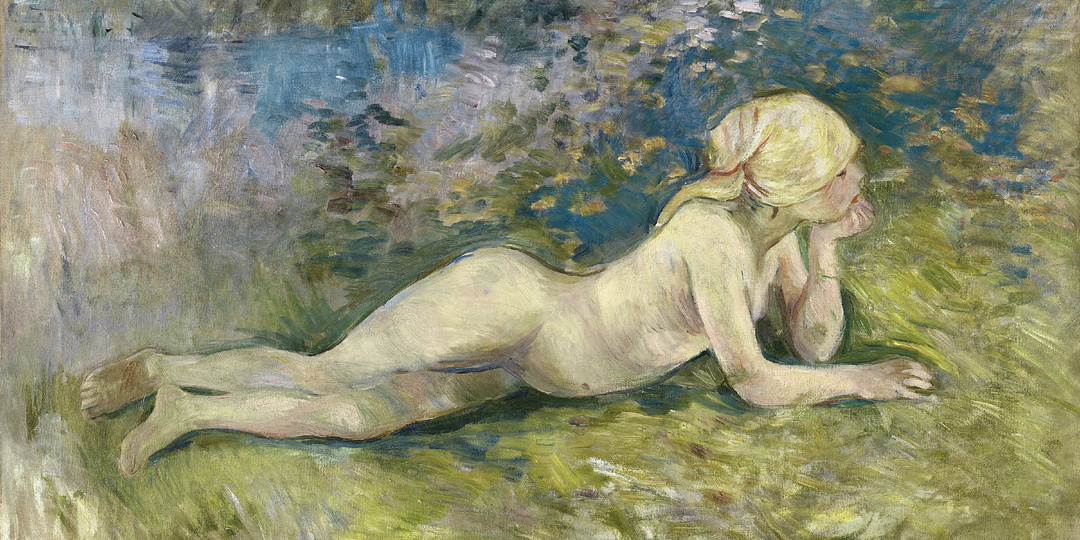 Берта Моризо – «Лежащая Обнажённая Пастушка» (1891 год)