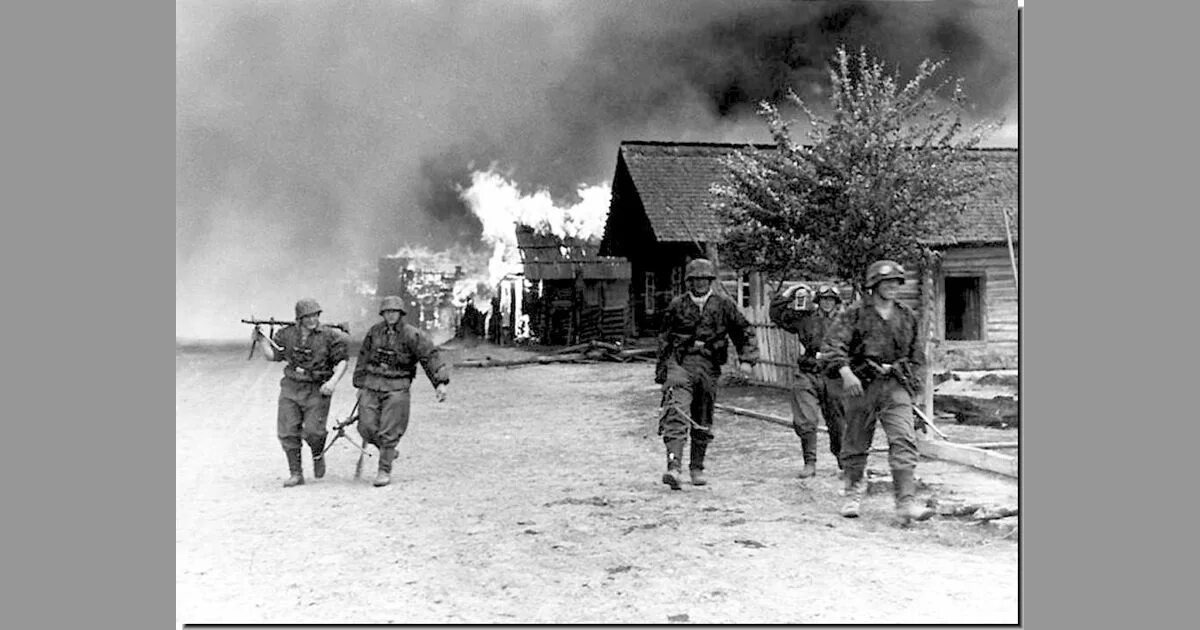 Фашисты в Белоруссии. Лето 1941 года