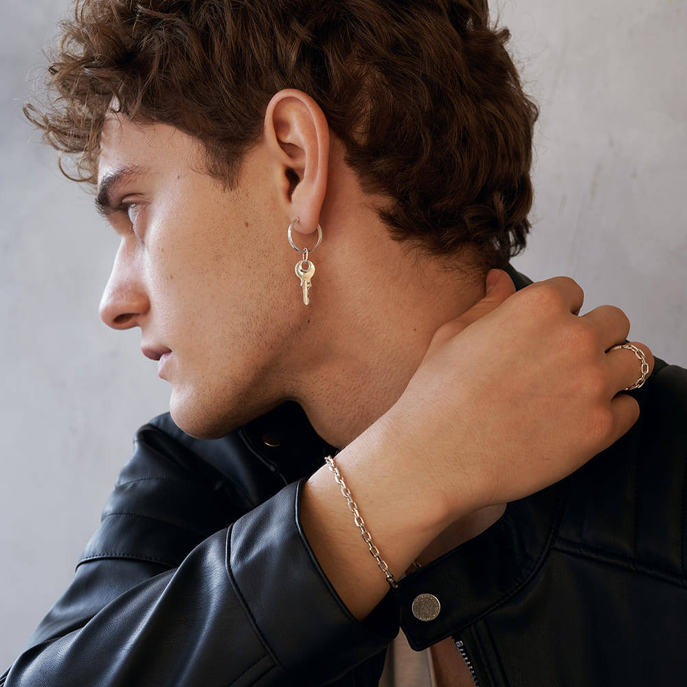 Серьга Hoop S и браслет Half&Half