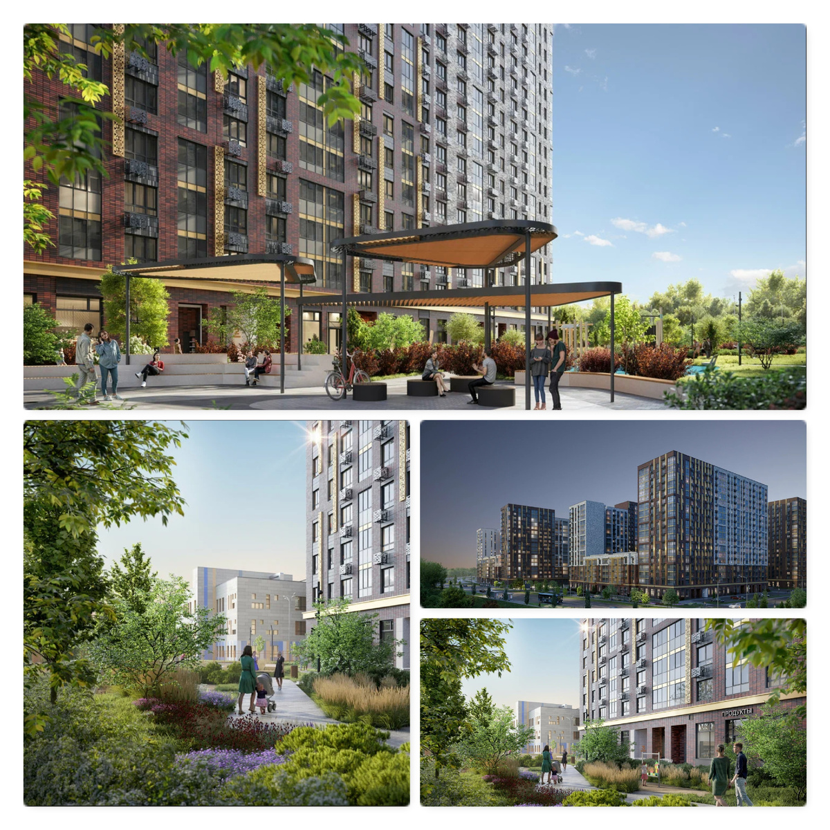 Рендеры ЖК 1й Ясеневский