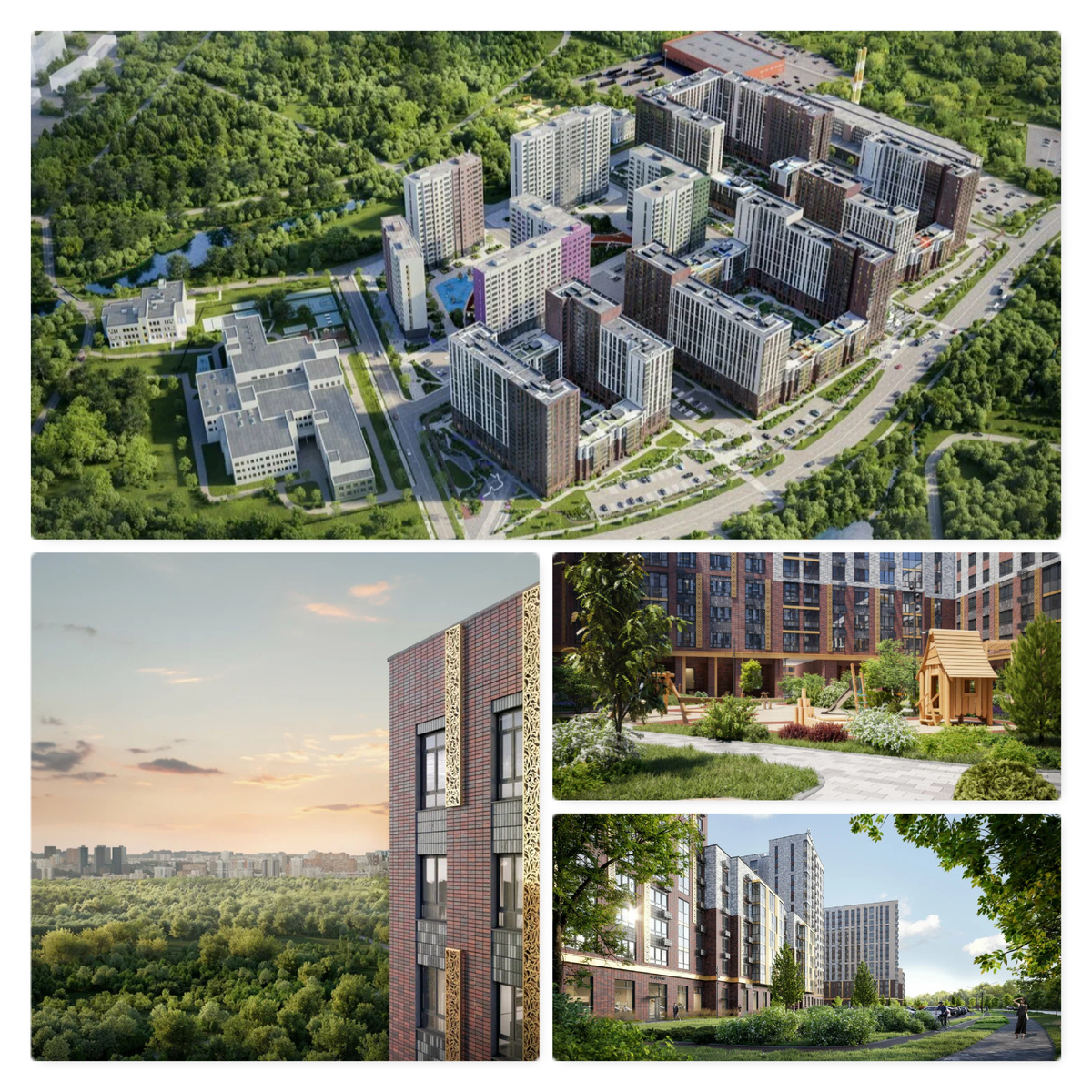 Рендеры ЖК 1й Ясеневский