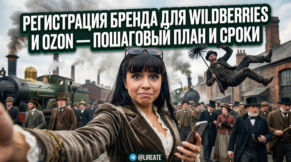    Пошаговый план и сроки регистрации бренда для Wildberries и Ozon Лирейт