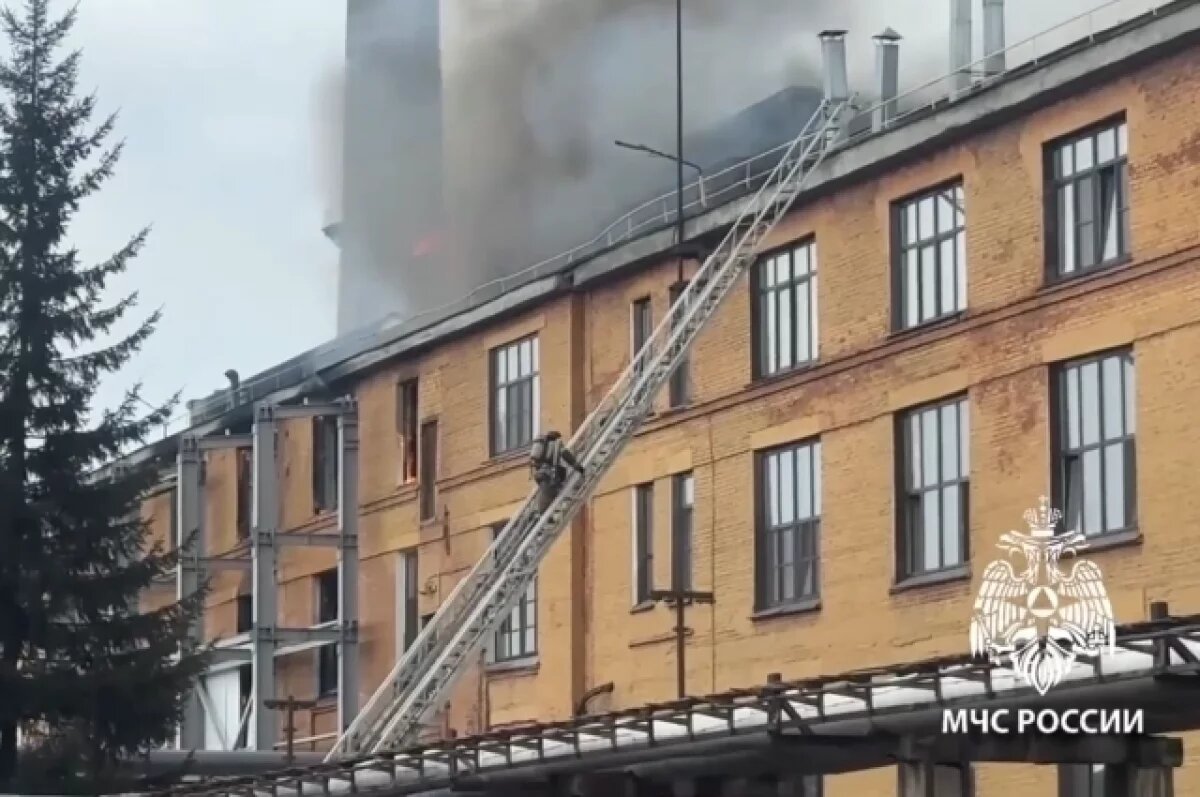    Загорелся Иркутский масложиркомбинат