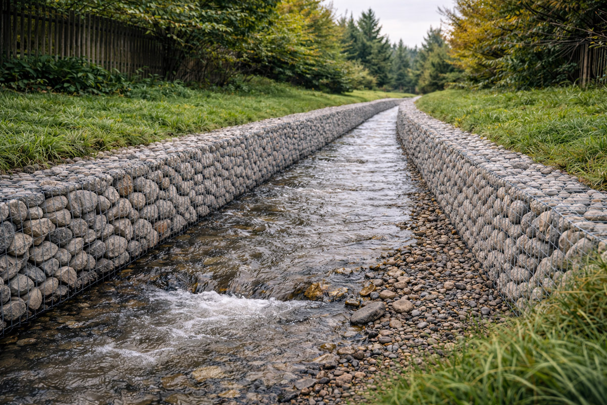 Дренажная канава на участке