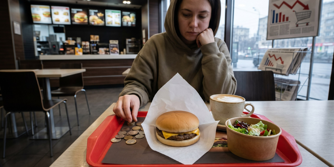 Фастфуд больше не спасение от кризиса: почему сети быстрого питания теряют миллиарды, а бургер за 300 рублей стал роскошью