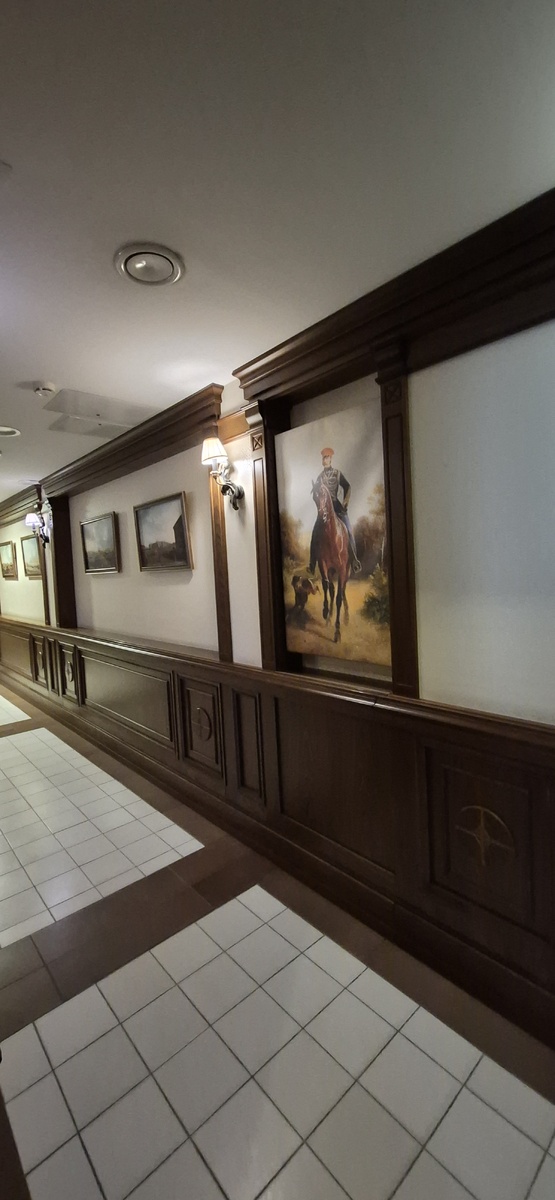 Пока поднимались, заглянула в гостиничную часть одним глазком