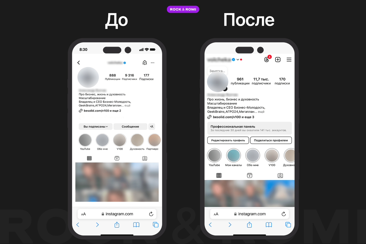 Статистика аккаунта 