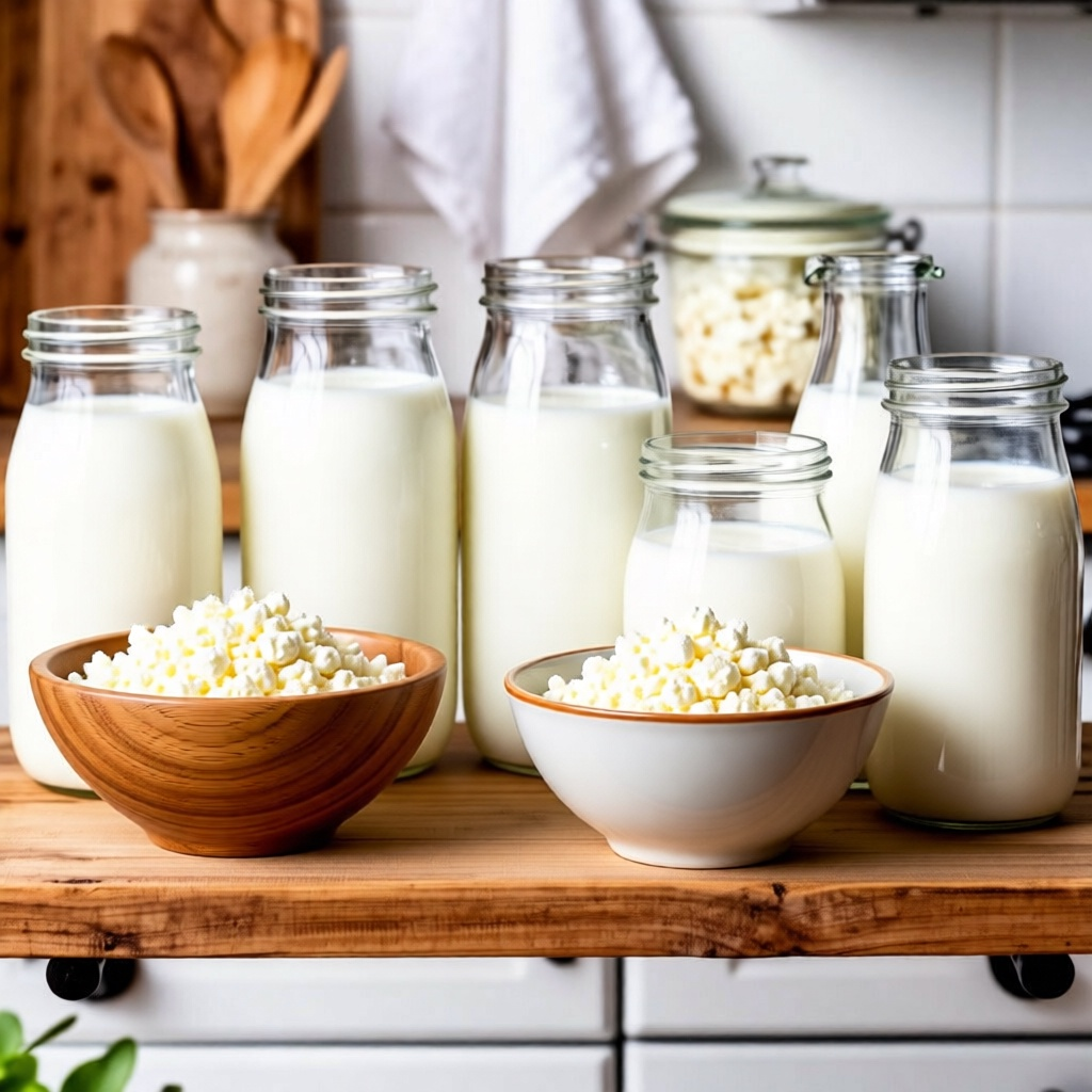 Кисломолочные продукты, кефир, йогурт, творог