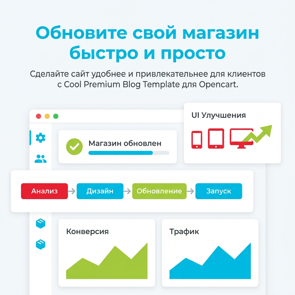    Обновите свой магазин с Cool Premium Blog Template для Opencart